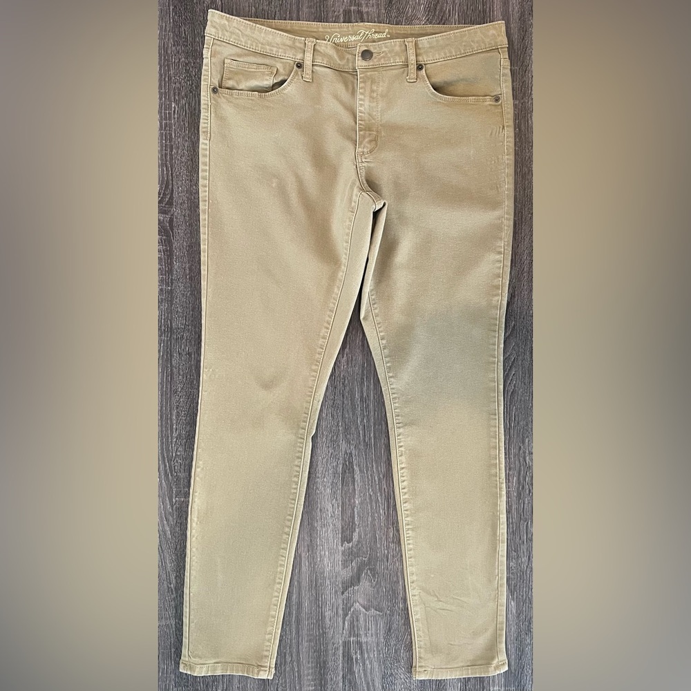 Universal Thread Tan Jeggings | Size 14/32R